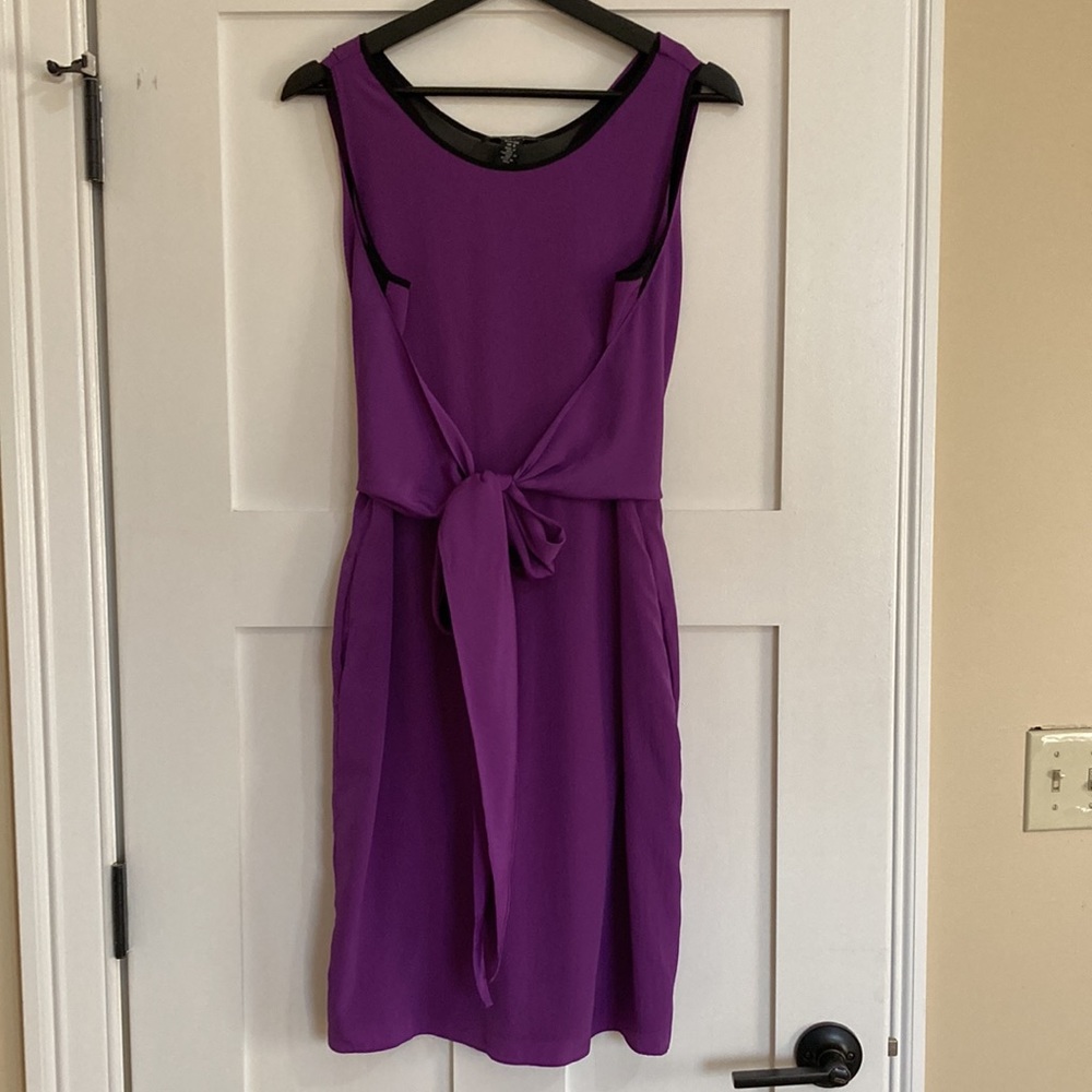 Kenneth Cole New York sleeveless purple party dress- size small